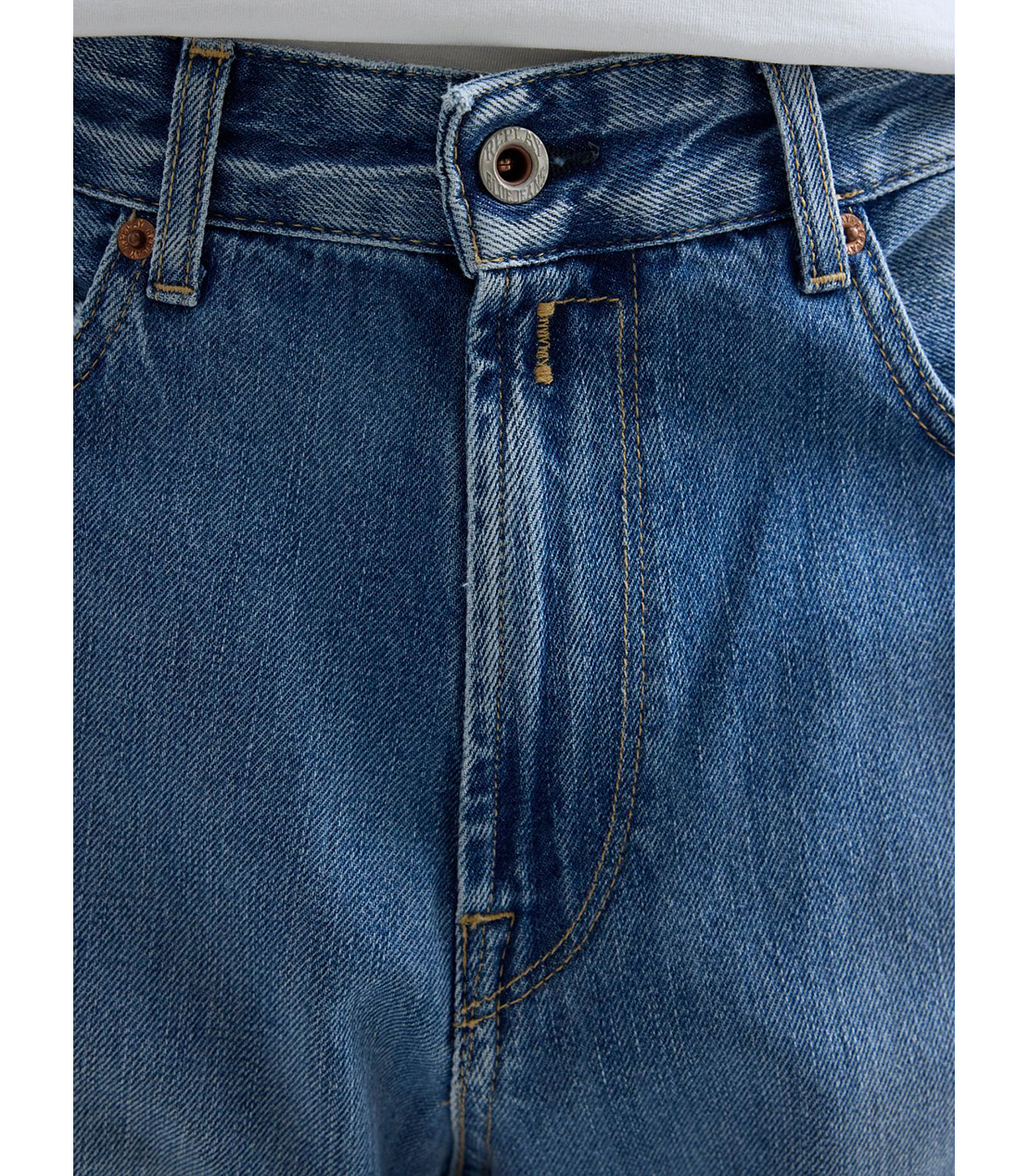 ルーズフィットDEEWEY インディゴデニム 詳細画像 ライトブルー 5